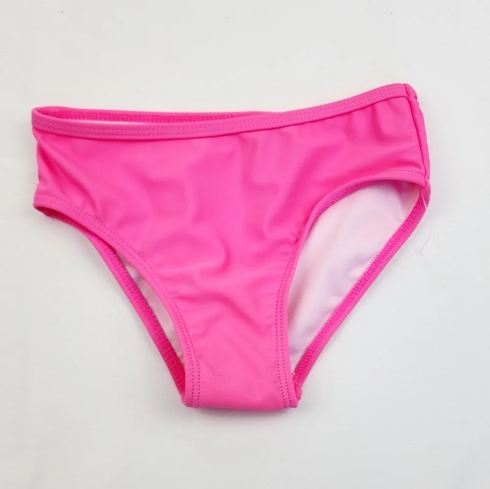 Betsey Johnson Pink Crochet Strap 2 Piece Swimsuit